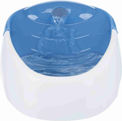 Trixie - drinkfontein - duo stream - wit blauw - 1 ltr