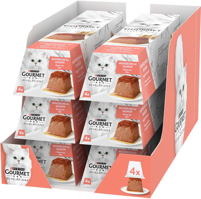 Gourmet revelations mousse - kattenvoer natvoer - zalm - 24 x 57 g