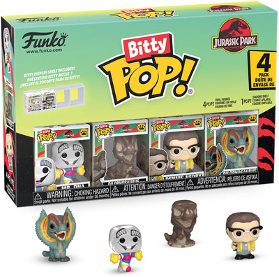 Funko bitty pop 4 pack: jurassic park - mr. dna