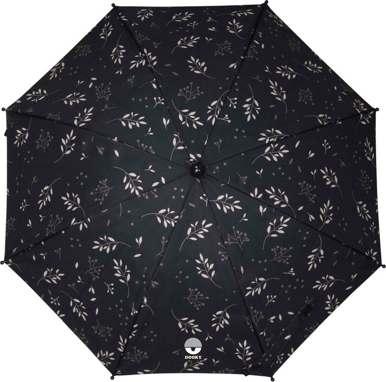 Dooky parasol kinderwagen - romantic leaves black