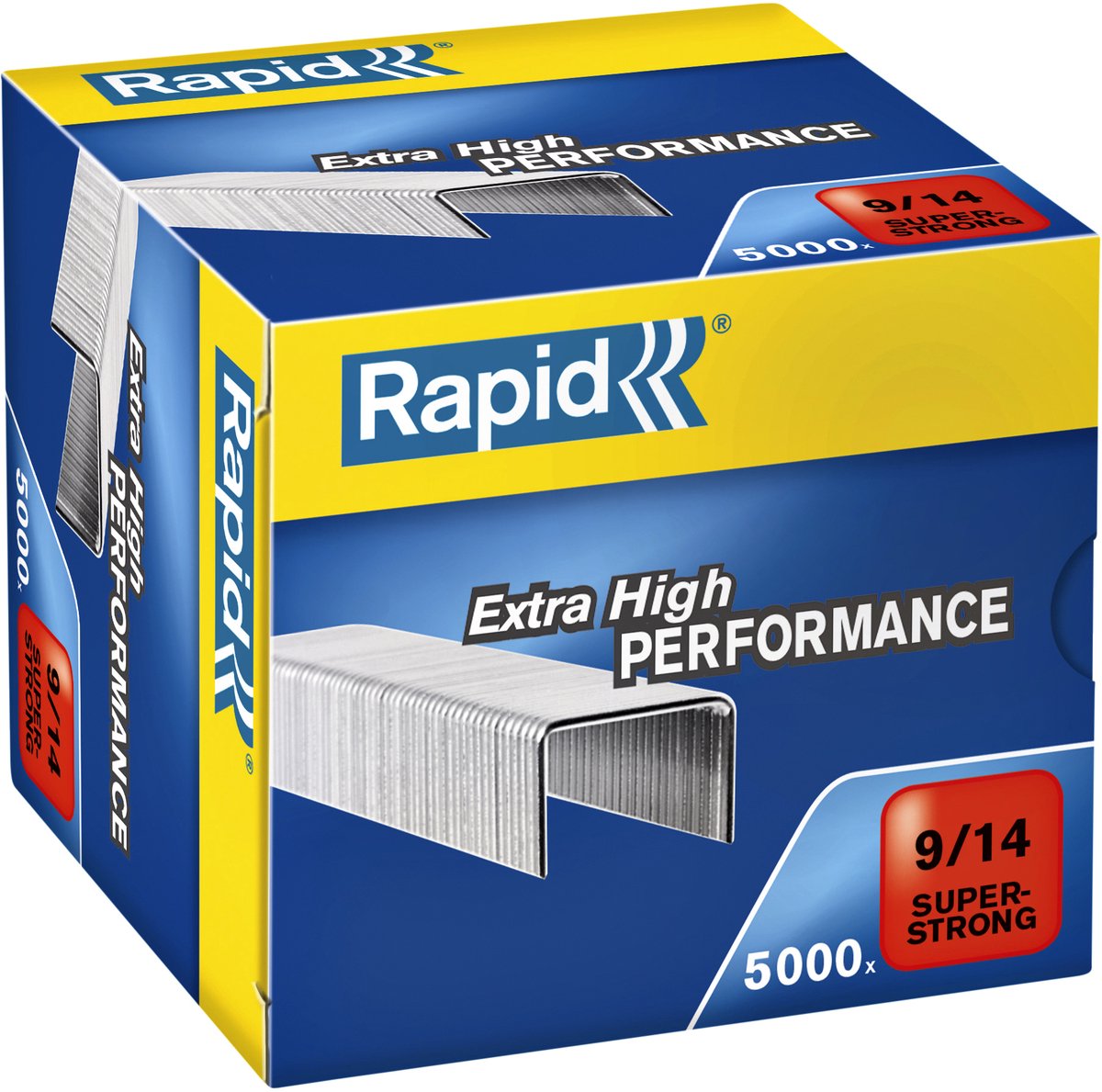 Rapid nietjes 9 14 extra sterk 5000 stuks 9 14 14 mm