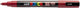 Posca verfstift pc3m f donkerrood