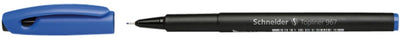 Schneider schrijfwaren schneider fineliner - topliner 967 - lijnbreedte 0,4 mm - blauw - doos a 10 stuks - s-9673