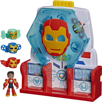Hasbro marvel iron man and his awesome friends hall of armor - speelset