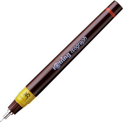 Rotring isograph technische tekenpen | 0,35 mm | navulbare fineliner