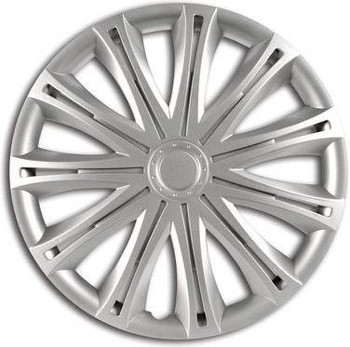 Car plus wieldoppen alabama 16 inch abs zilver set van 4