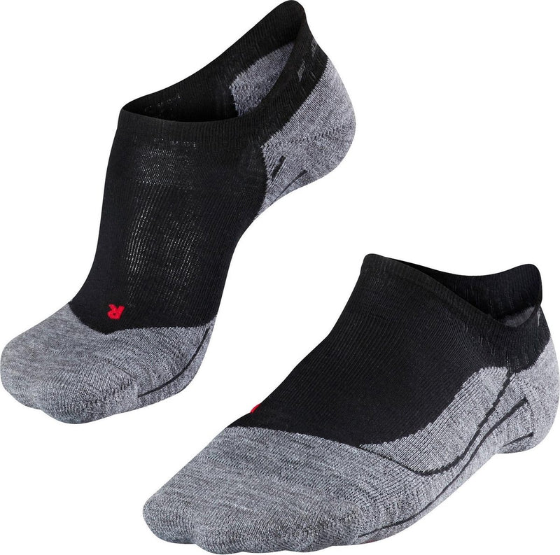 Falke tk5 invisible anti-blaar dun wol functioneel materiaal wandelsokken dames zwart - maat 39-40