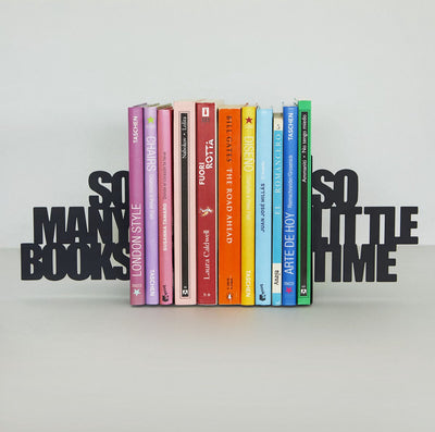 Balvi so many boekensteun – metaal – zwart