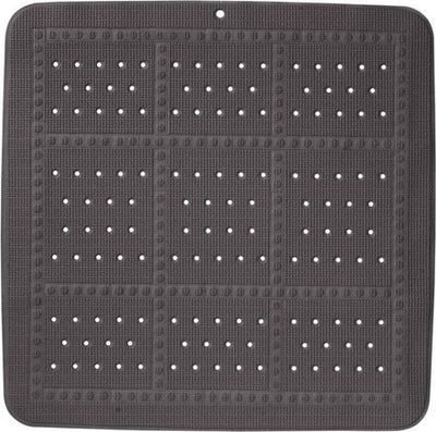 Sealskin unilux - antislipmat 55x55 cm - pvc - antraciet