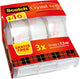 Scotch plakband crystal 600 19mmx7.5m tr 2+1 disp