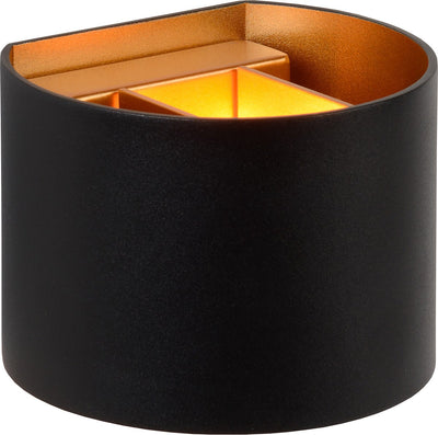 Lucide xio - wandlamp - led dimbaar - g9 - 1x3,5w 2700k - verstelbare stralingshoek - zwart