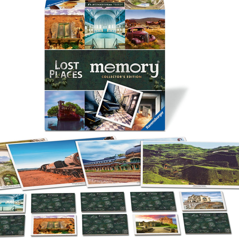 Ravensburger - memoryâ® lost places - geheugenspel - vanaf 8 jaar