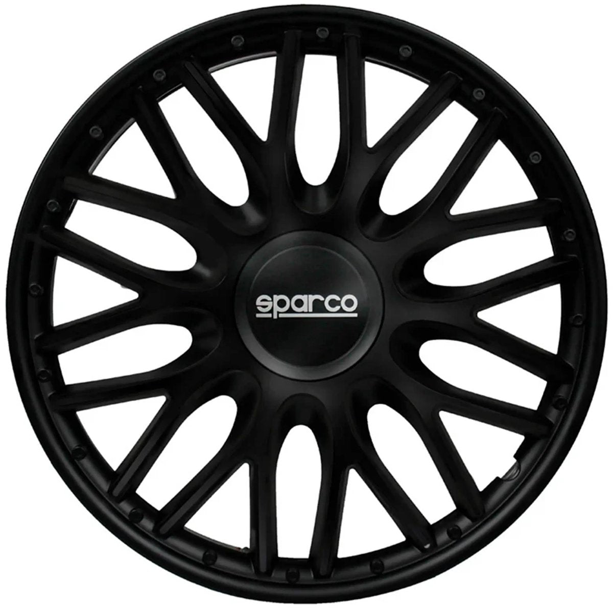 Sparco wieldoppen roma 14 inch zwart - 4 stuks