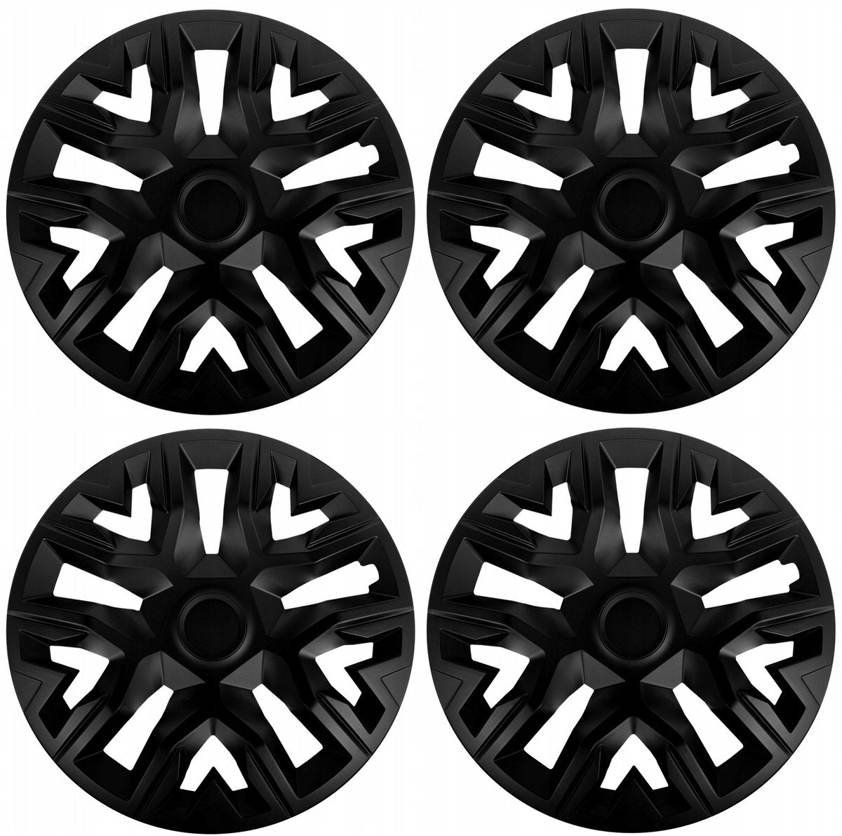 Nrm universele wieldoppen 14'' - 4 stuks - de beste matzwart