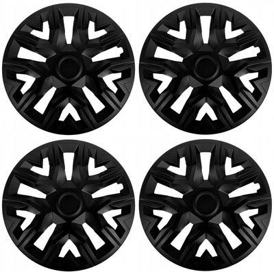 Nrm universele wieldoppen 14'' - 4 stuks - de beste matzwart