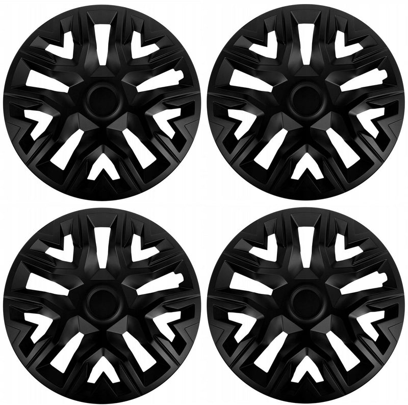 Nrm universele wieldoppen 14'' - 4 stuks - de beste matzwart