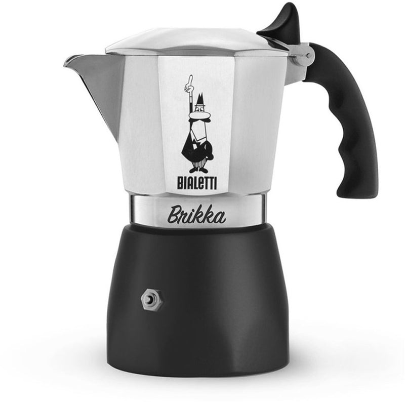 Bialetti brikka revolution 4 kops – espressopot met crema – aluminium mokapot – authentieke italiaanse koffie