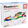 Picasso tiles tactic - constructiespeelgoed - magnetic tiles - magnetische tegels - race track - stem speelgoed - magnetische racebaan met 2 led auto's - 50-delig - vanaf 3 jaar