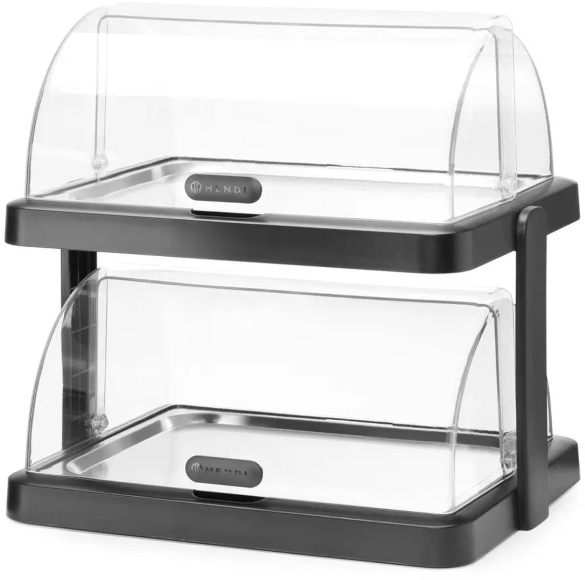 Hendi rolltop-presentatie gekoeld – 2 niveaus – roestvast staal – 440x320x440 mm