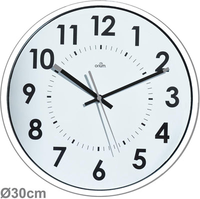 Orium by cep wandklok | quartz | diameter 30 cm | wit