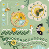 Classic world houten kalender in het engels in een doos - uni