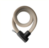 Abus fietsslot textiel-kettingslot - yarnit™ 4004k - security level 7 - beige - 110 cm - geschikt voor elektrische fietsen en stadsfietsen - lichtgewicht - slechts 0,88 kg - afbeelding 1
