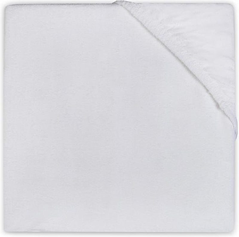 Jollein hoeslaken molton wieg 40x80 90cm - wit