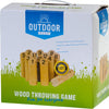 Outdoor play wood throw game