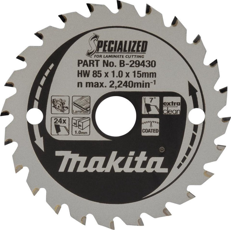 Makita b-29430 cirkelzaagblad laminaat