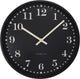 Nextime dickens – wandklok – 30 cm – plastic – zwart – stil