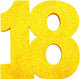 Merkloos sans marque verjaardag tafeldecoratie goud 18.