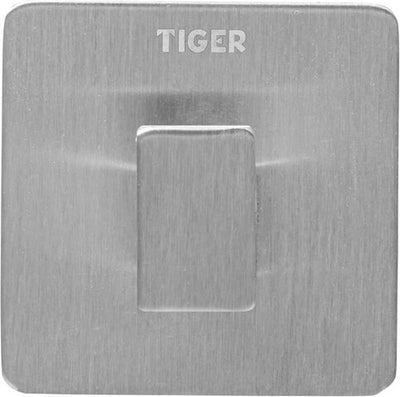 Tiger pull square - handdoekhaak - haak - rvs geborsteld