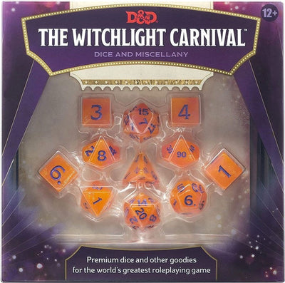 Wizards of the coast d d witchlight carnival dice