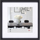 Walther steel style - kunststof lijst - fotoformaat 20x20 cm - zwart
