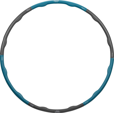 Avento fitness hoelahoop - 1.5 kg - blauw grijs - diameter 100 cm