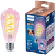 Philips smart lighting philips smart led edison filament - slimme led-verlichting - gekleurd en wit licht - e27 - transparant - 40w - wi-fi