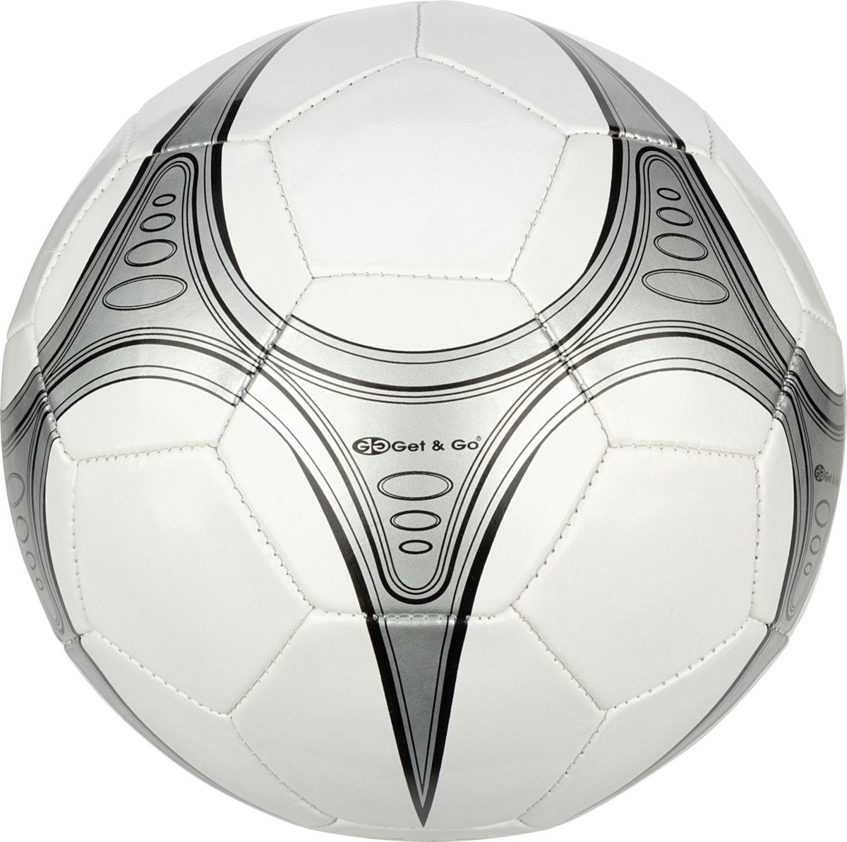 Get go voetbal - warp speeder - wit zilver - maat 5