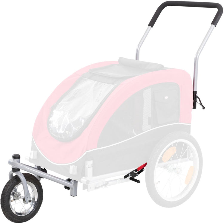 Trixie joggingkit voor fietskar rood zwart - hondenfietskar - l