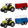 Toi-toys ackers ville tractor en trailer met licht en geluid, 10cm