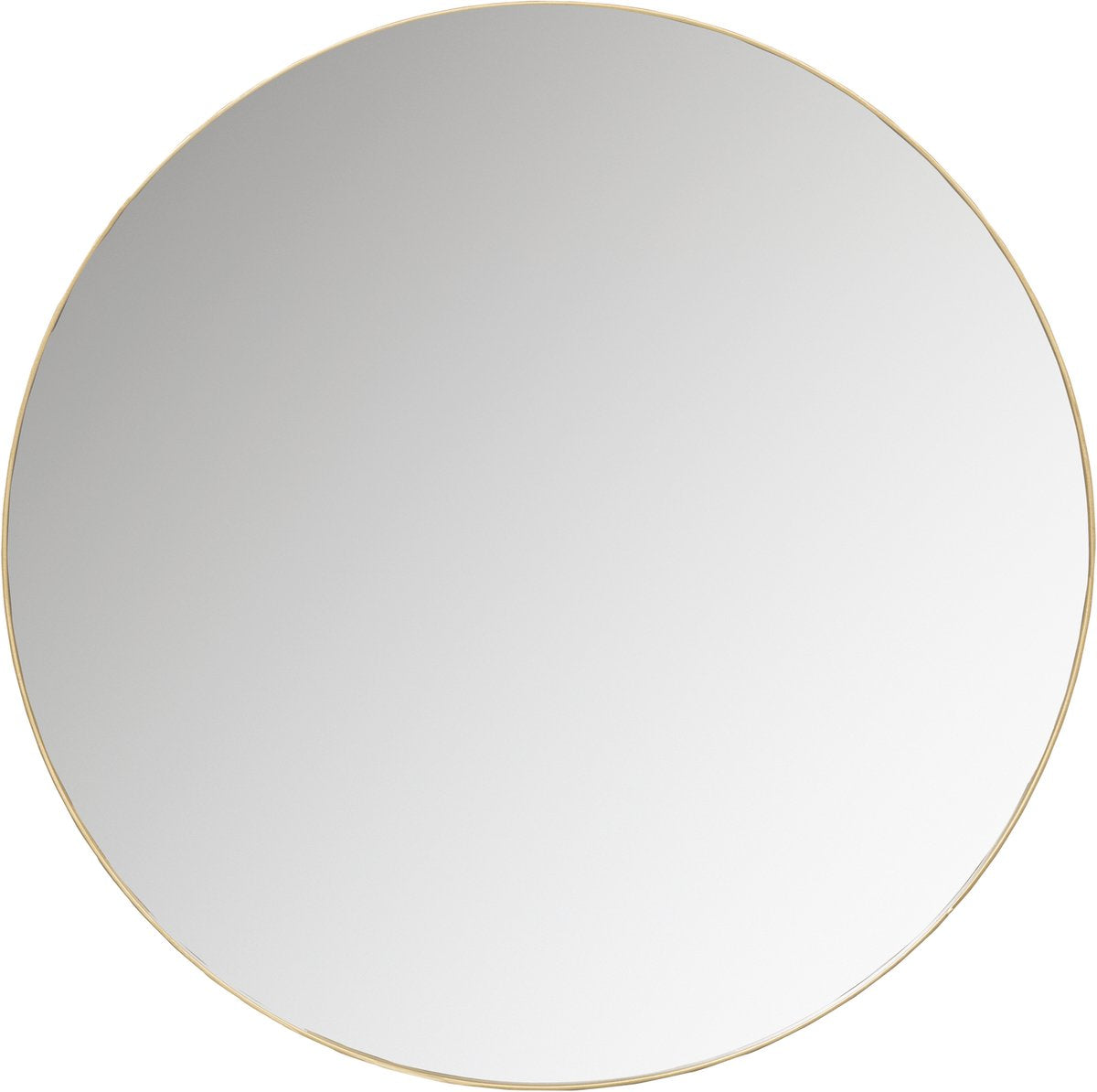 Woood doutzen spiegel - metaal - goud - 80x80x5