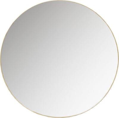 Woood doutzen spiegel - metaal - goud - 80x80x5