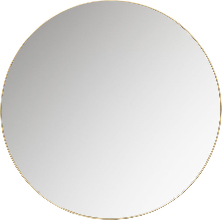Woood doutzen spiegel - metaal - goud - 80x80x5
