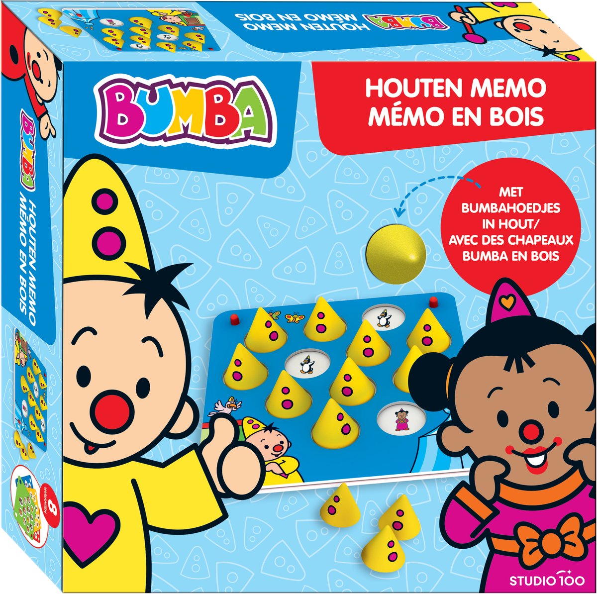 Bumba houten memospel