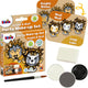 Klein toys - schminkset 'ridder-wolf' - drie verftabletten in zwart, grijs en wit - gecertificeerd iso 16128