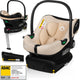 Lionelo astrid i-size set – autostoeltje 40–87 cm + isofix-basis – adac getest – r129 i-size – memory foam – verstelbare hoofdsteun – zijdelingse bescherming – dri-seat – lichtgewicht – universeel compatibel