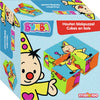 Bumba puzzel - houten kleurrijke blokpuzzel met 4 blokken