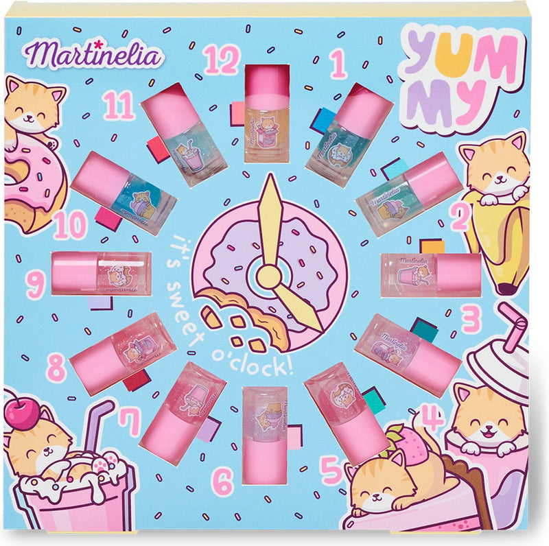 Idc institute schoonheidsset martinelia yummy kinderen nagellak 12 stuks (24,5 x 24,5 x 3 cm)