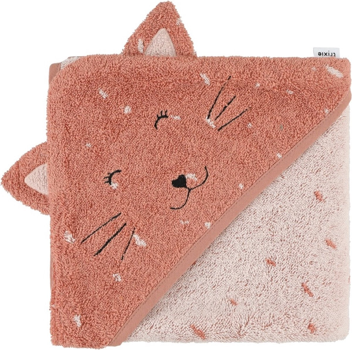 Trixie hooded towel | 75x75cm - mrs. cat