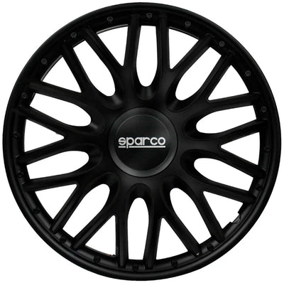 Sparco wieldoppen roma 16 inch zwart - 4 stuks