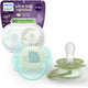 Philips avent ultra soft nighttime - 0 tot 6 maanden - glow-in-the-dark fopspeen - scf094 01